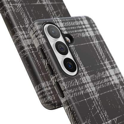 Smoky Grungy Plaid Phone Case for Samsung