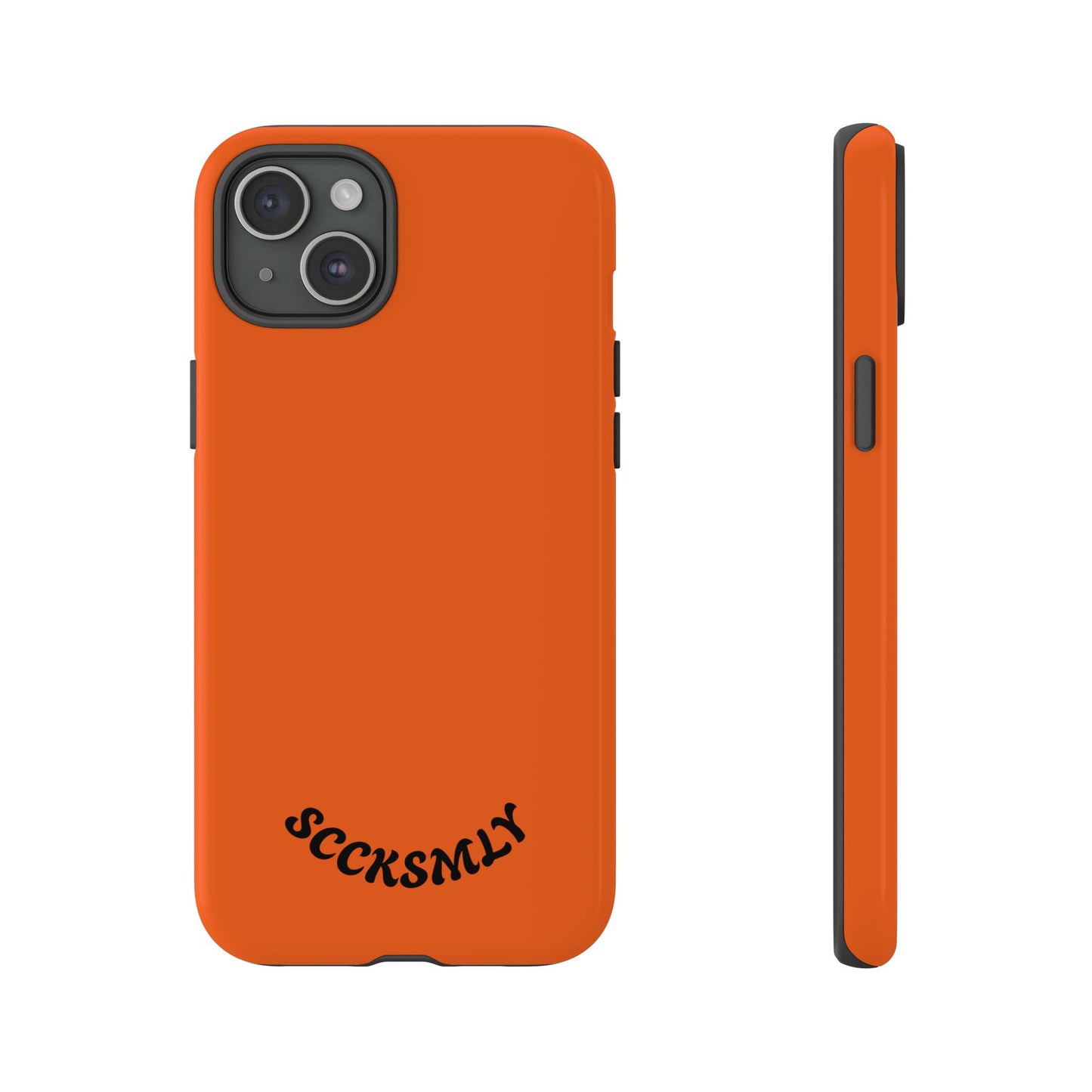 SOLID Tangerine Tough Case for Apple
