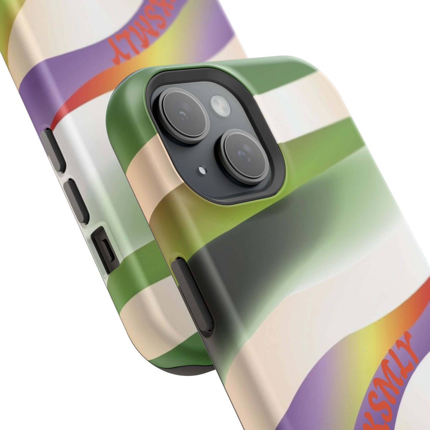Green Waves Phone Case for Apple