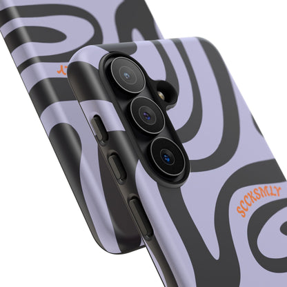 Purple Swirl Phone Case for Samsung