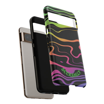 Dark Rainbow Tough Case For Google Pixel