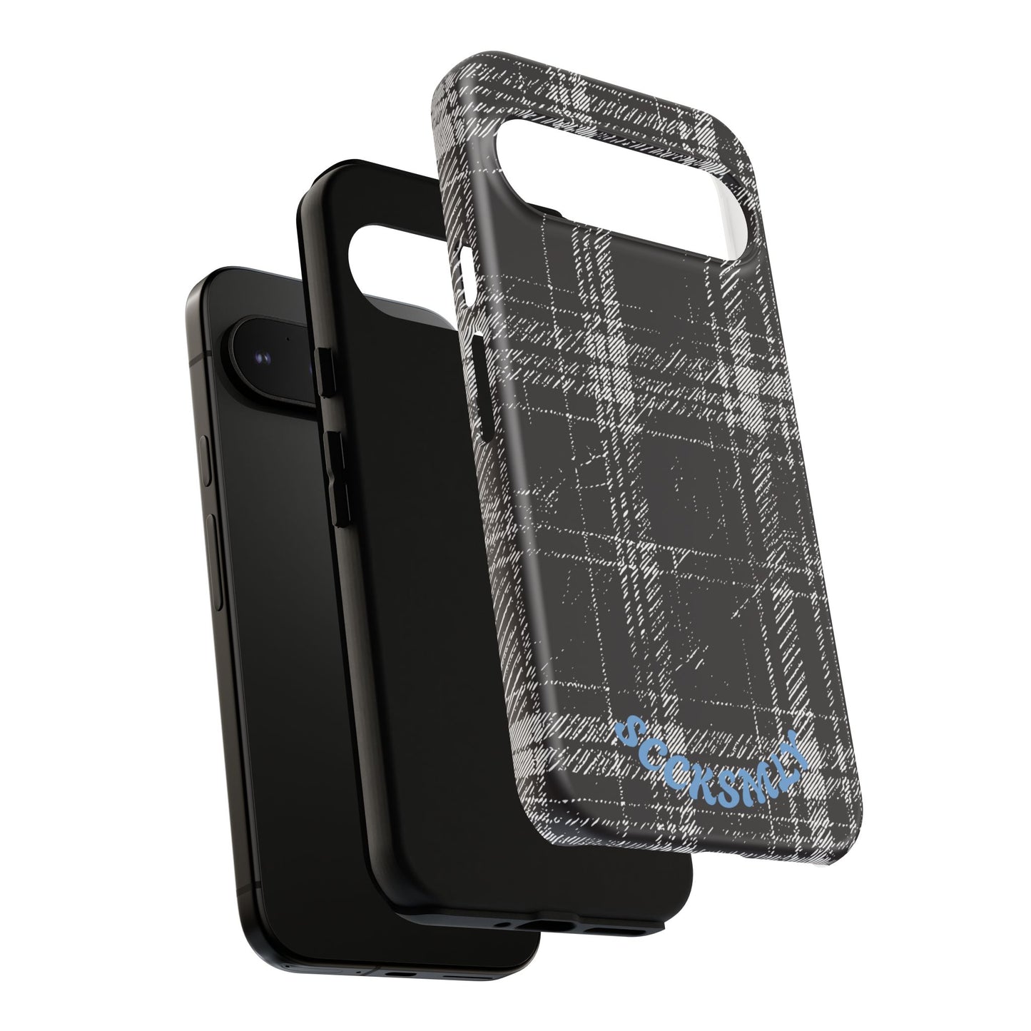 Smoky Grungy Plaid Phone Case for Google Pixel