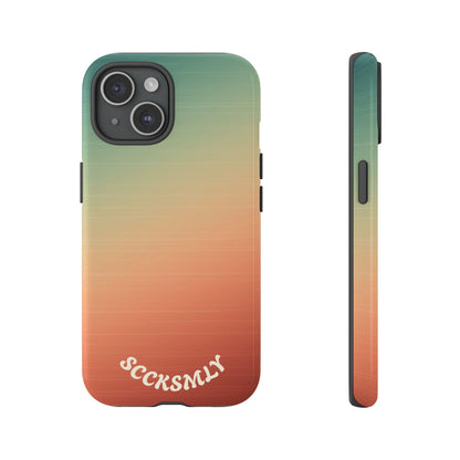 Warm Ombré Tough Phone Case for Apple