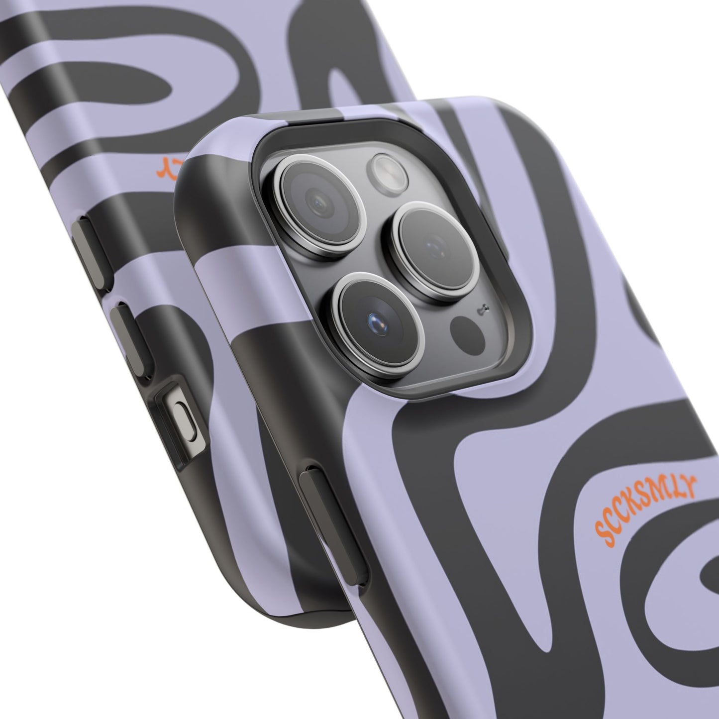 Purple Swirl Phone Case for "IOS or Apple"