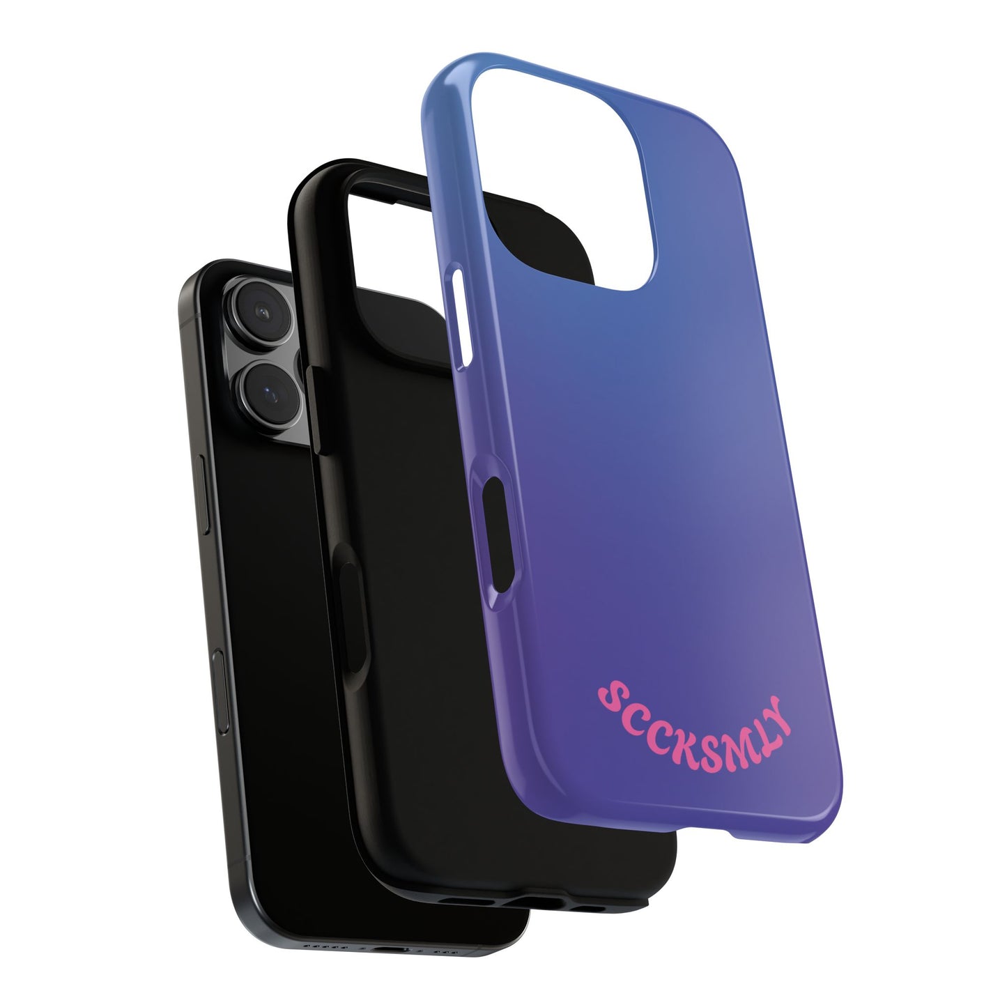 Berry Pop Gradient Tough Phone Case for Apple