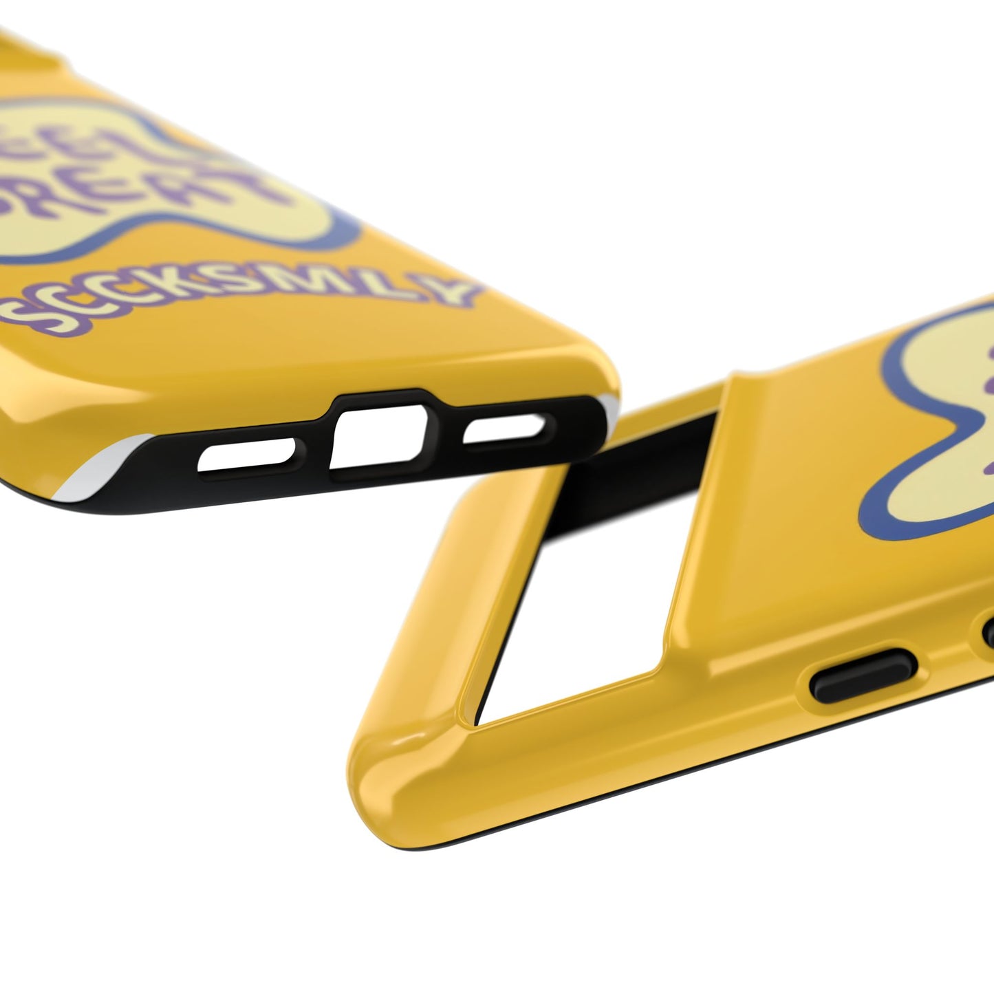 Yellow "I FEEL GREAT" Tough Phone Case for Google Pixel