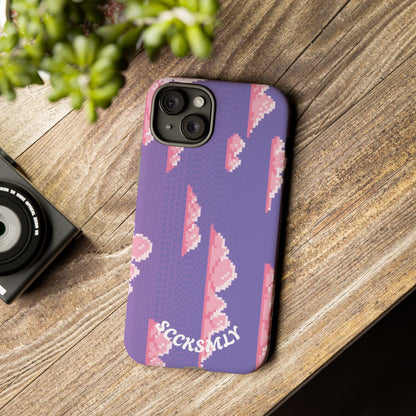 Purple Cotton Candy Sky Tough Phone Case for Apple