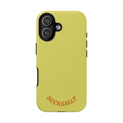 SOLID Lemon Dijon Glaze Tough Case for Apple