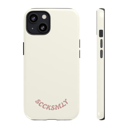Sweet Oat Milk Tough Phone Case for Apple