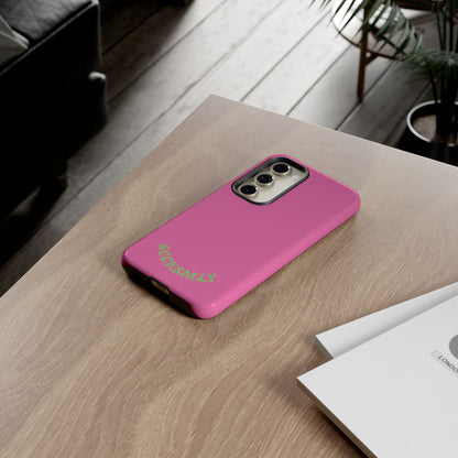 SOLID Sweet Static Pink Tough Case for Samsung
