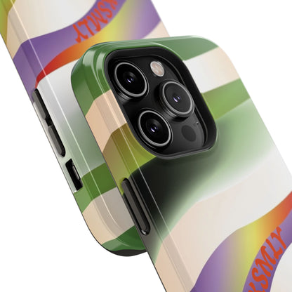 Green Waves Phone Case for Apple