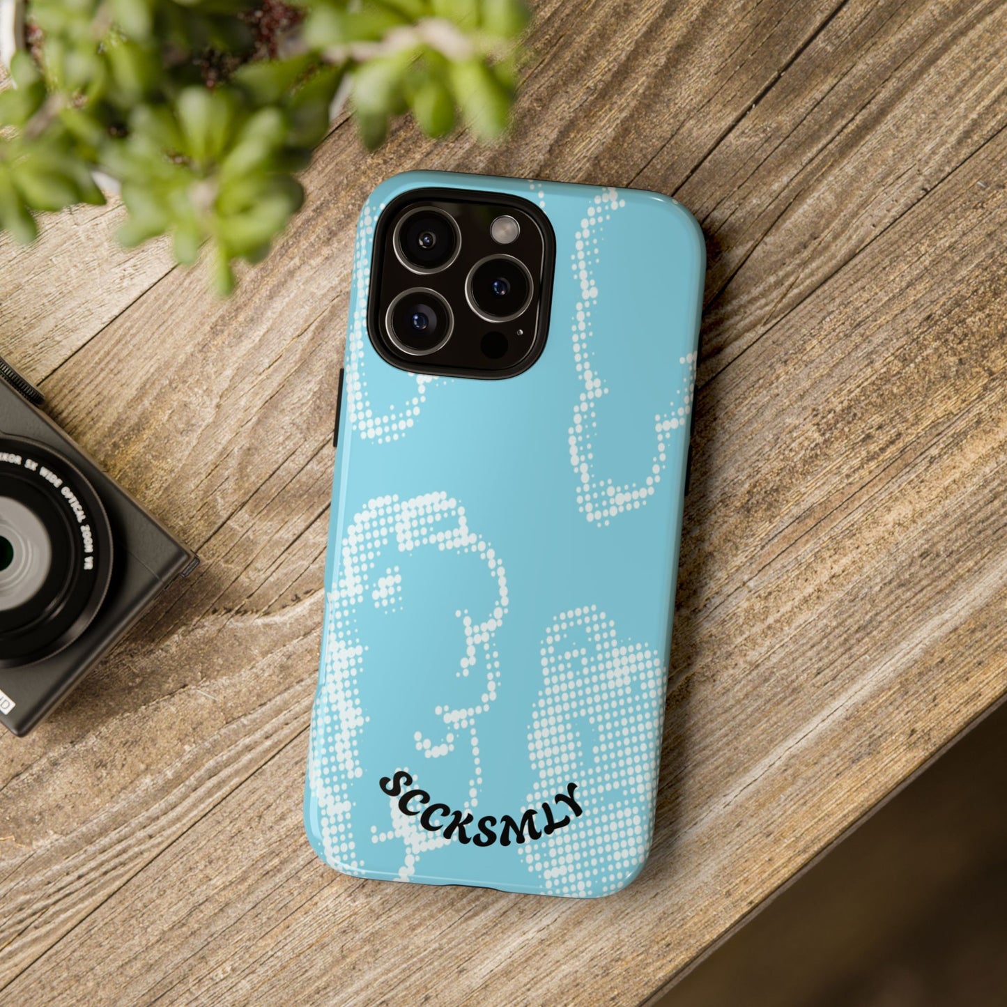 Comic Dot Sky Tough Phone Case for Apple