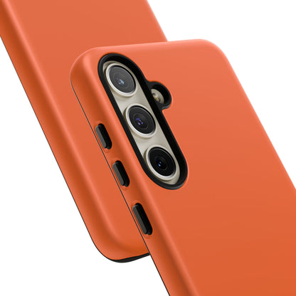 SOLID Tangerine Tough Case for Samsung