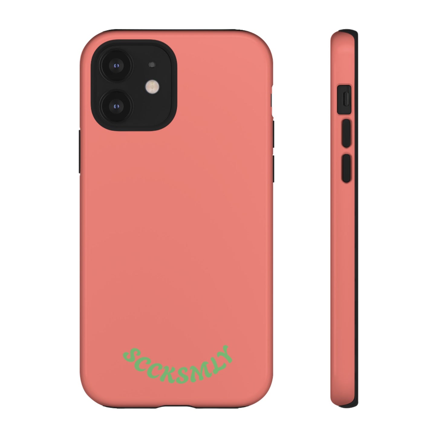 SOLID Guava Melon Wave Tough Phone Case for Apple