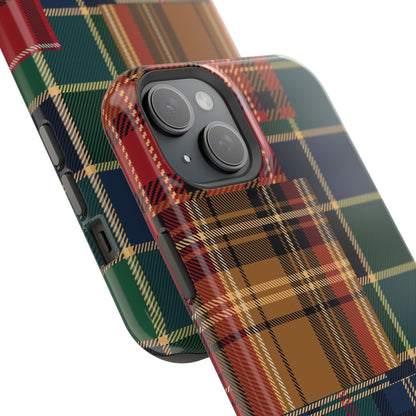 Heritage Hues Patchwork Tough Phone Case for Apple
