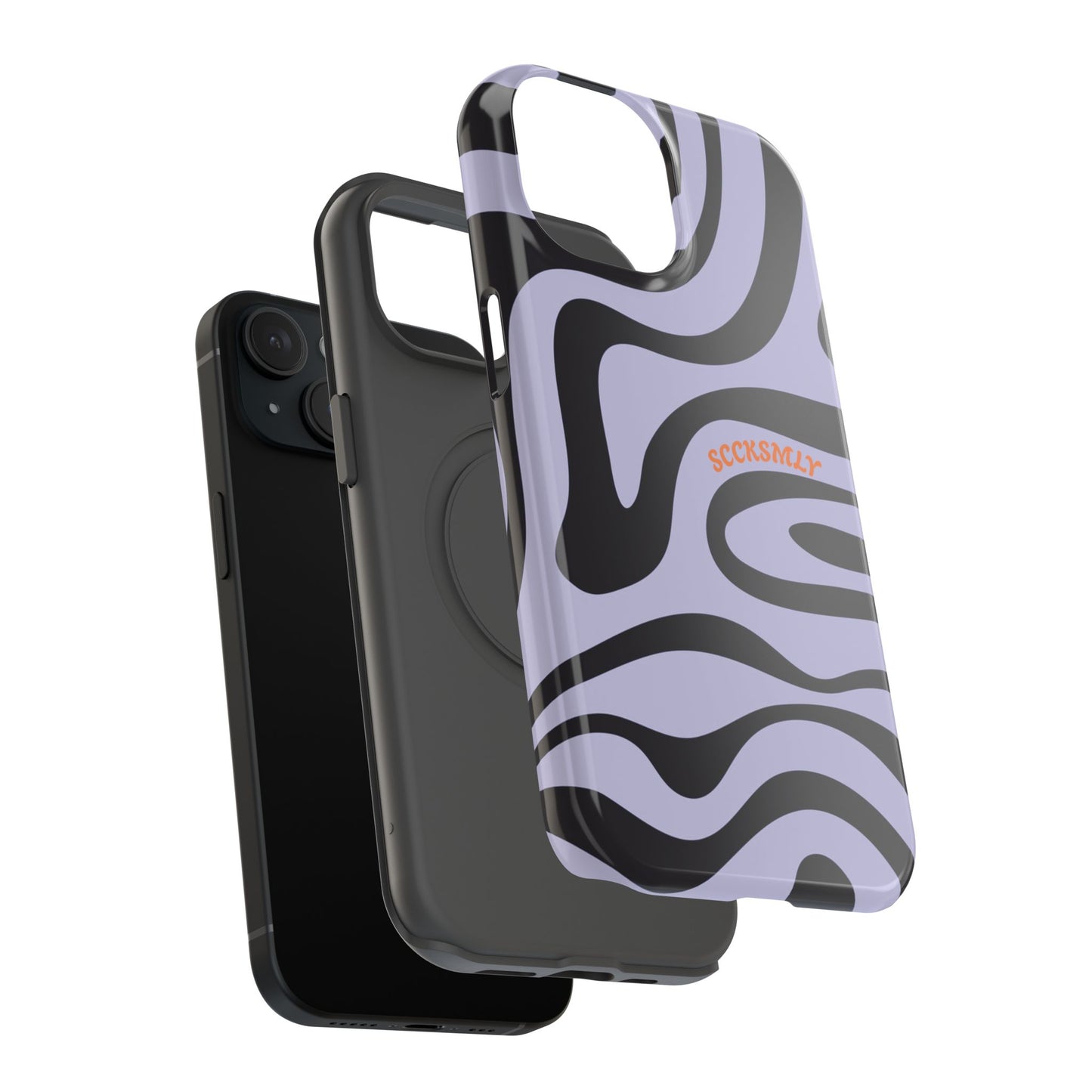 Purple Swirl Phone Case for "IOS or Apple"