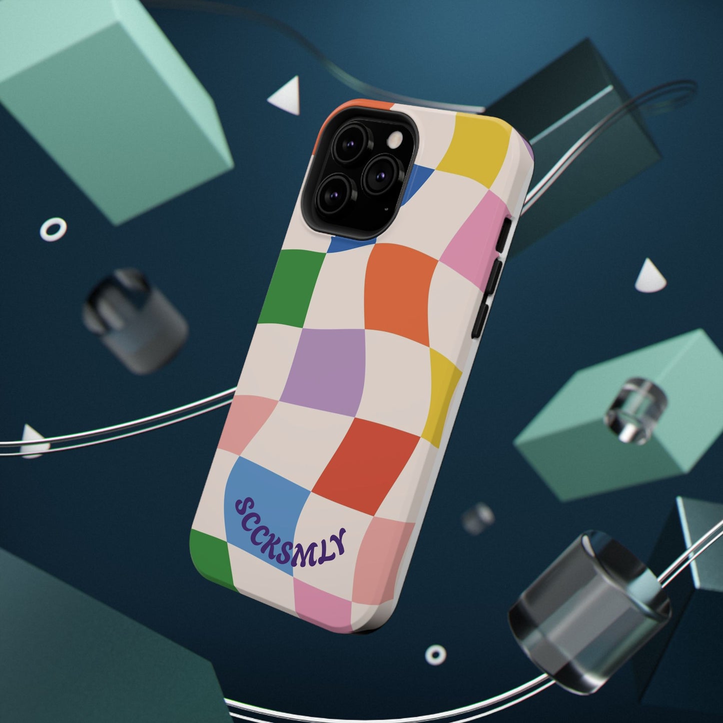 Checker Flicker Phone Case "IOS or Apple"