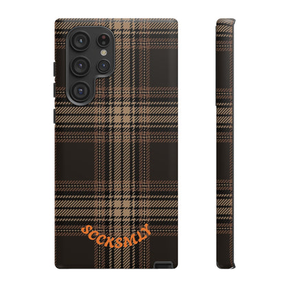 Brown Bread Plaid Tough Phone Case Samsung