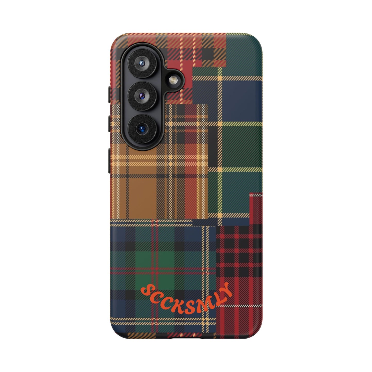 Heritage Hues Patchwork Tough Phone Case for Samsung