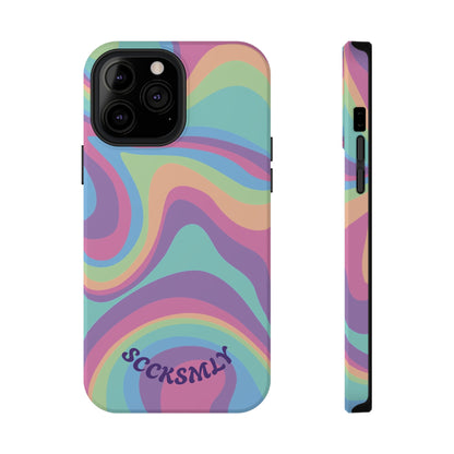 Pastel Swirl Phone Case for Apple
