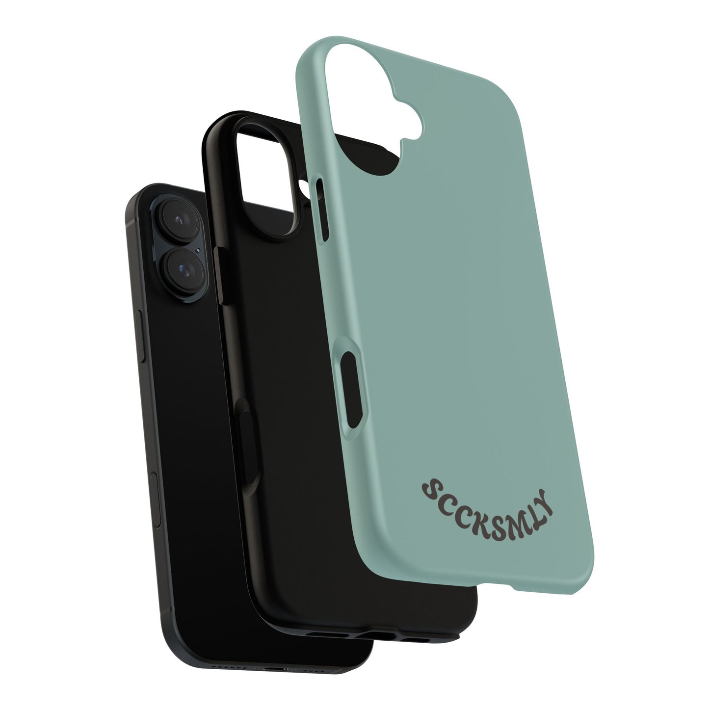 SOLID Fudge Mint Crunch Tough Phone Case for Apple