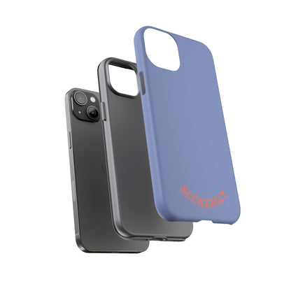 Periwinkle Blue Tough Phone Case for Apple