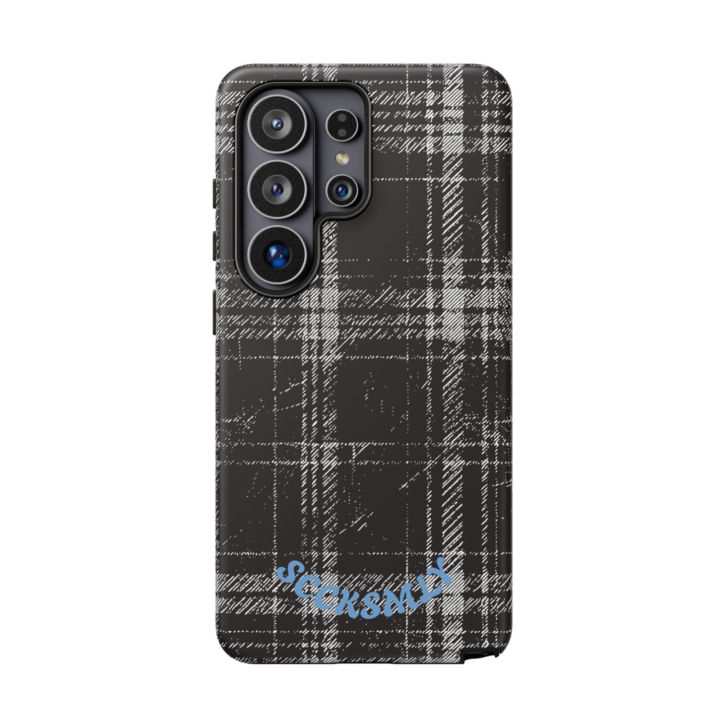 Smoky Grungy Plaid Phone Case for Samsung