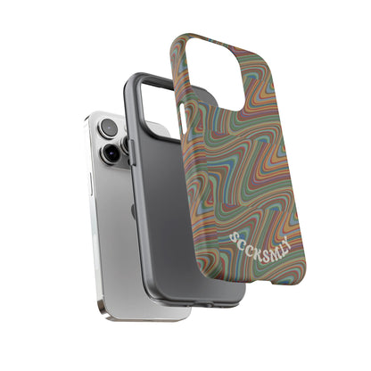 Earthly Waves Tough Phone Case for Apple