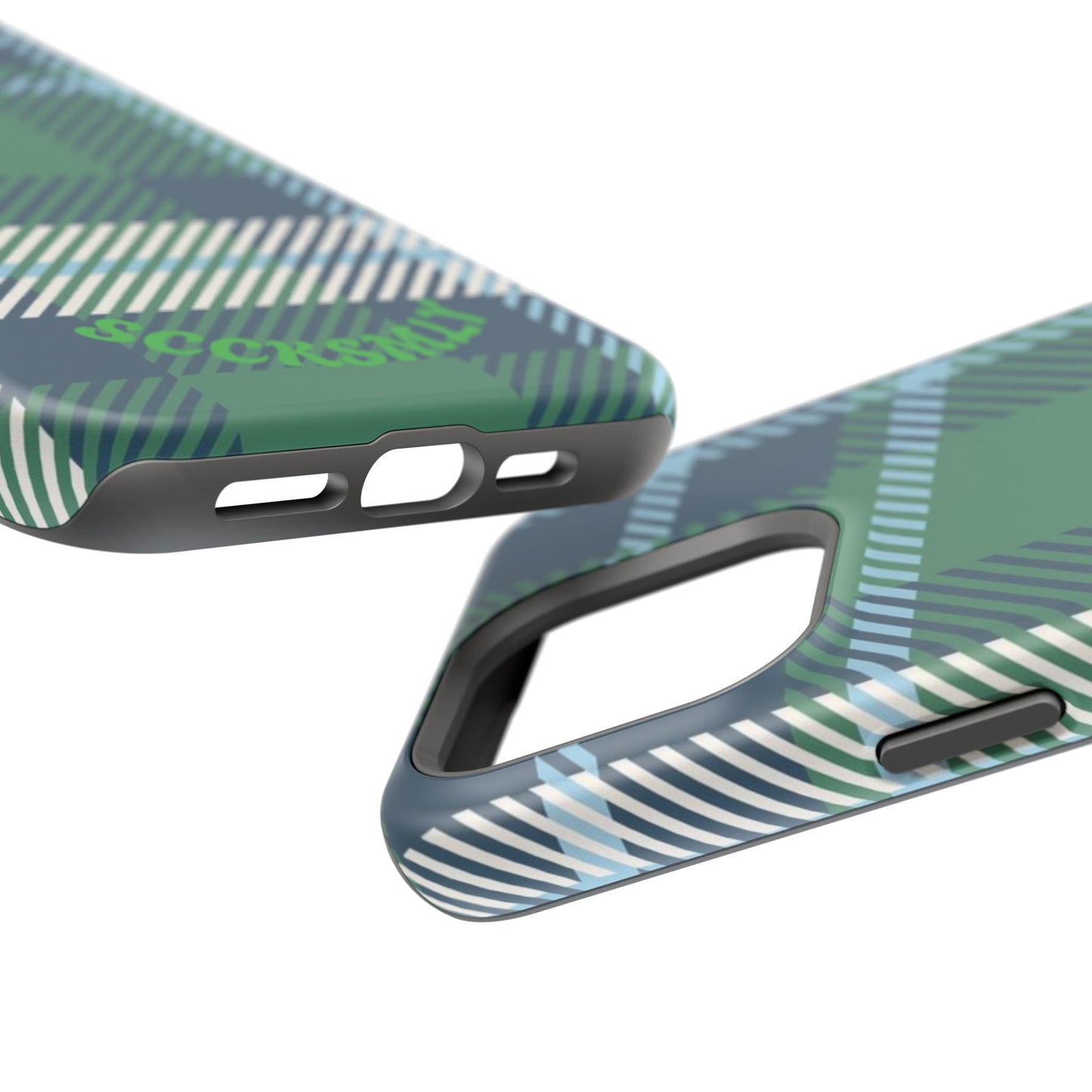Earth and Sky Plaid Phone Case for Apple