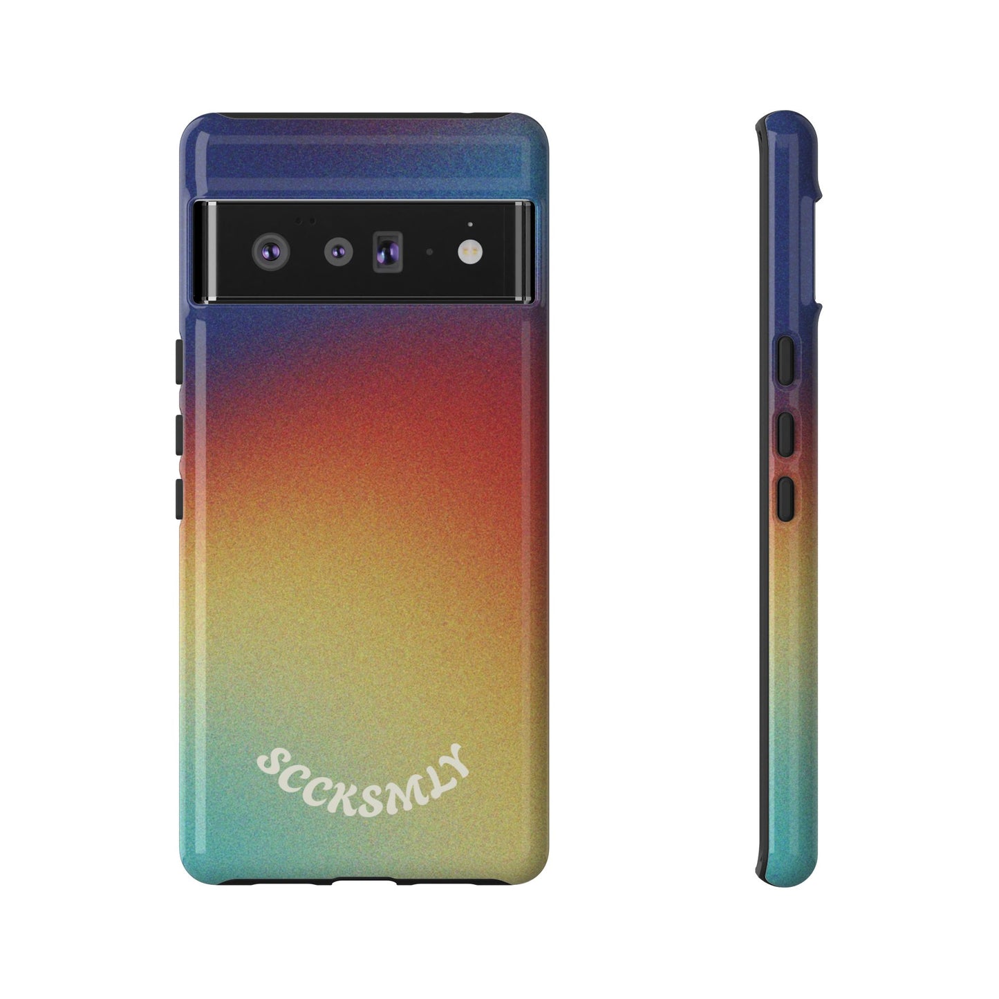 Faded Sunset Aura Tough Phone Case for Google Pixel