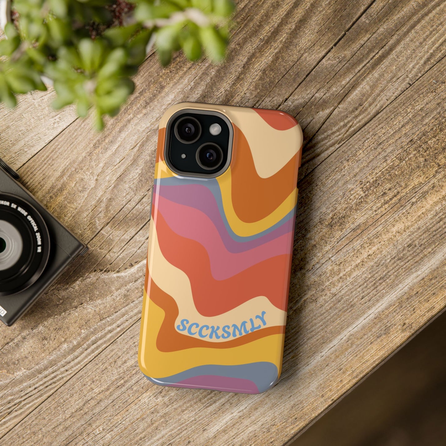 Warm Retro Phone Case for Apple