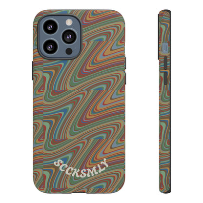 Earthly Waves Tough Phone Case for Apple