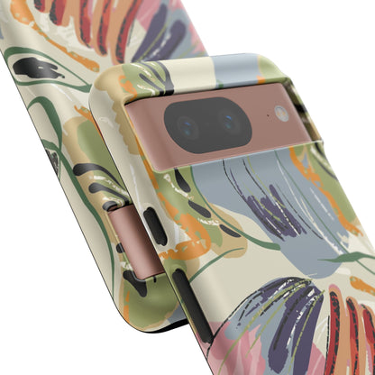 Botanical Strokes Palette Tough Phone Case for Google Pixel