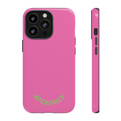 SOLID Sweet Static Pink Tough Case for Apple