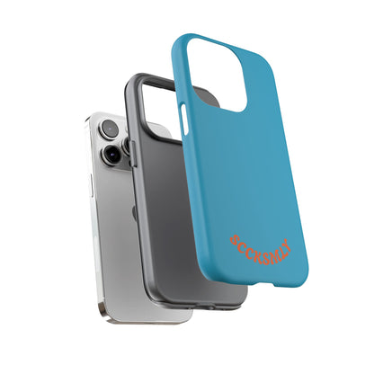 SOLID Blue Spook Tough Case for Apple