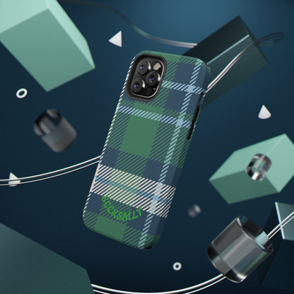 Earth and Sky Plaid Phone Case for Apple