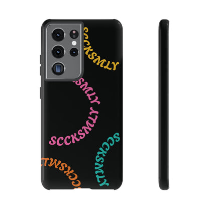 Y2K Wavy Script Tough Case for Samsung
