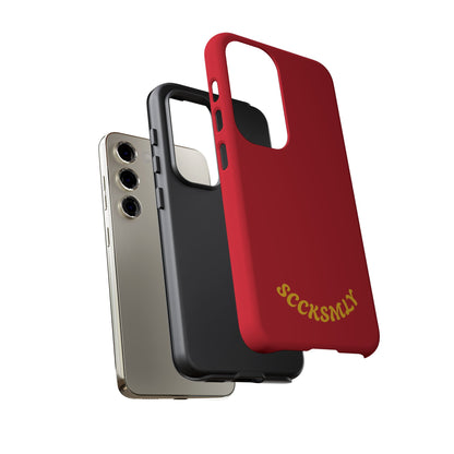 SOLID Calm Cherry Tough Case for Samsung
