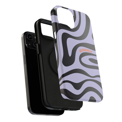 Purple Swirl Phone Case for Apple