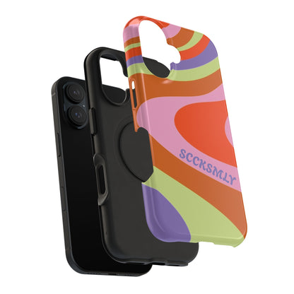 Curvy Swirl Phone Case for Apple