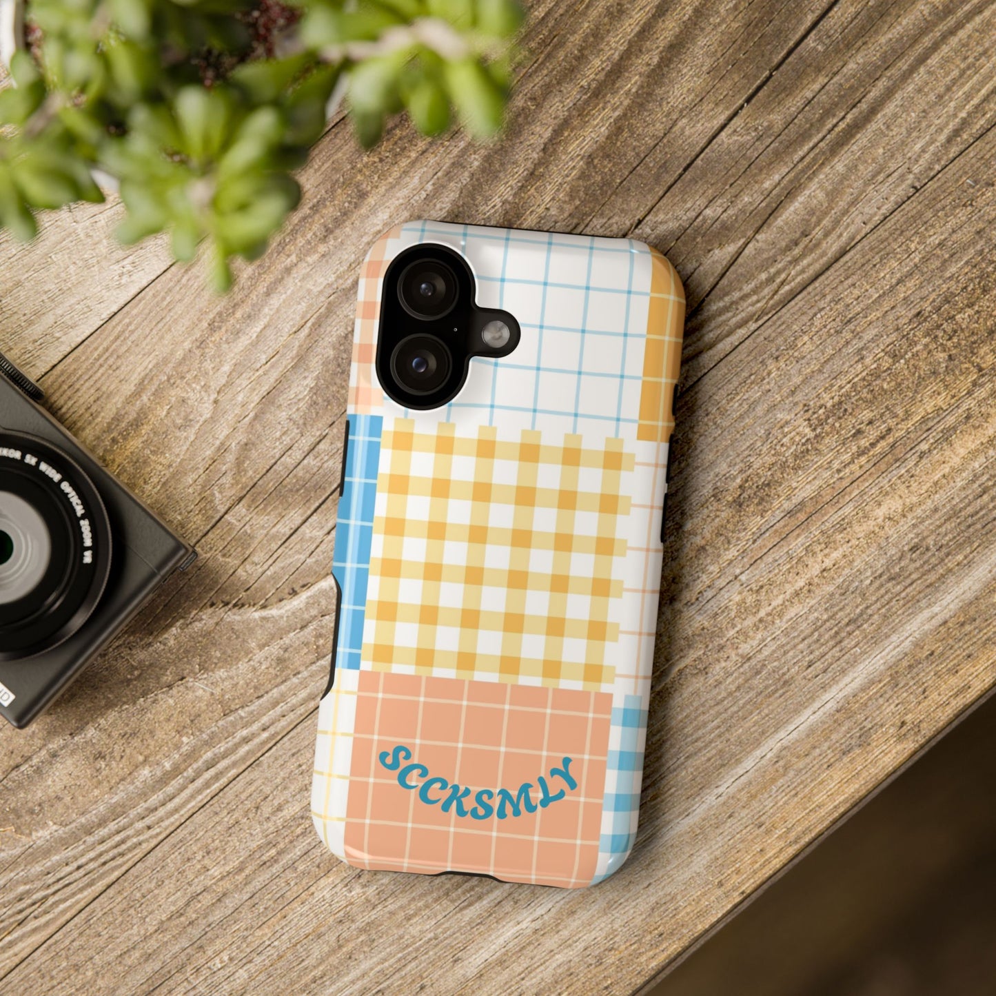 Joy Checkmate Phone Case for Apple
