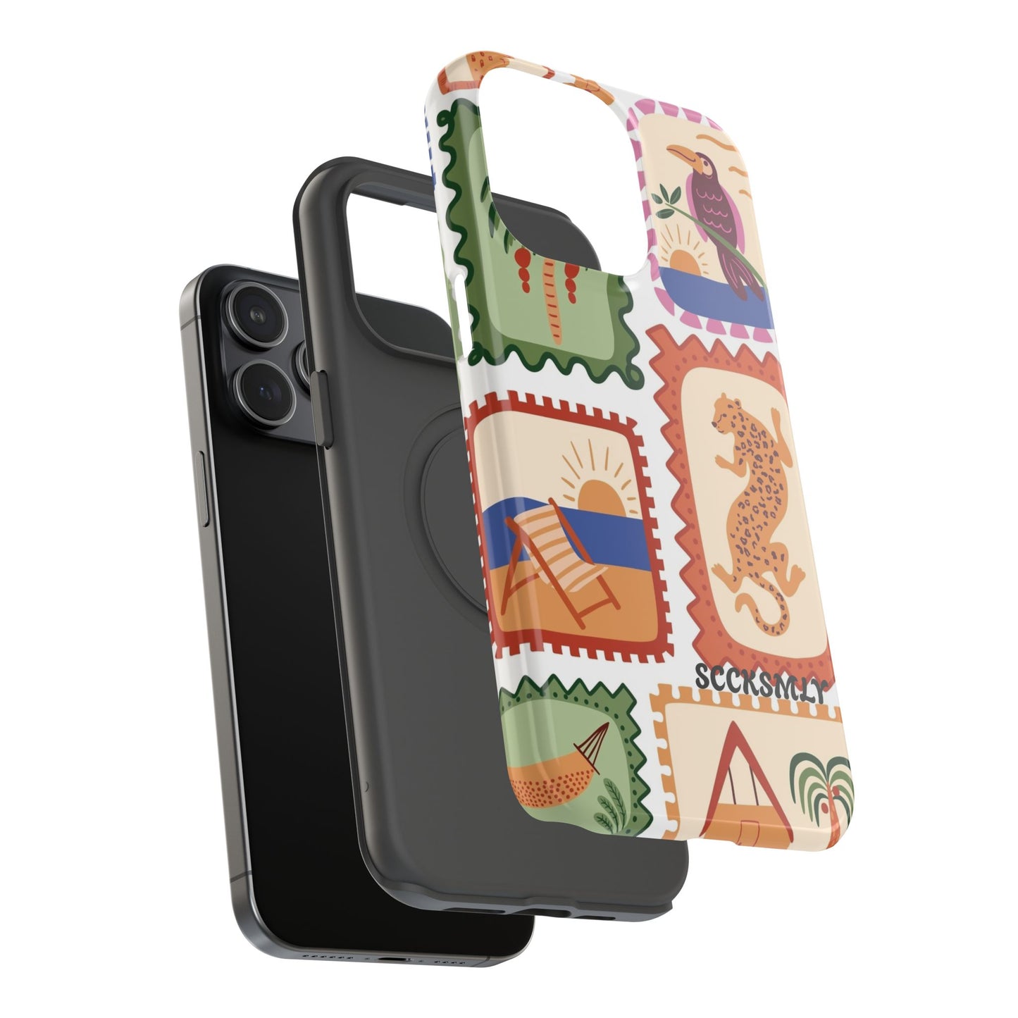 Tropical Print Phone Case for Apple