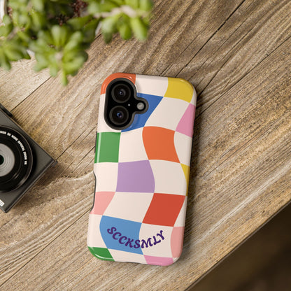 Checker Flicker Phone Case Apple