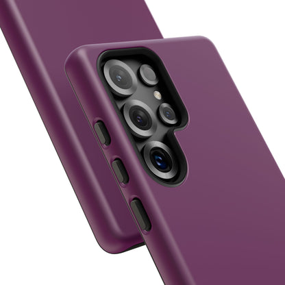 SOLID Amethyst Matte Tough Phone Case for Samsung