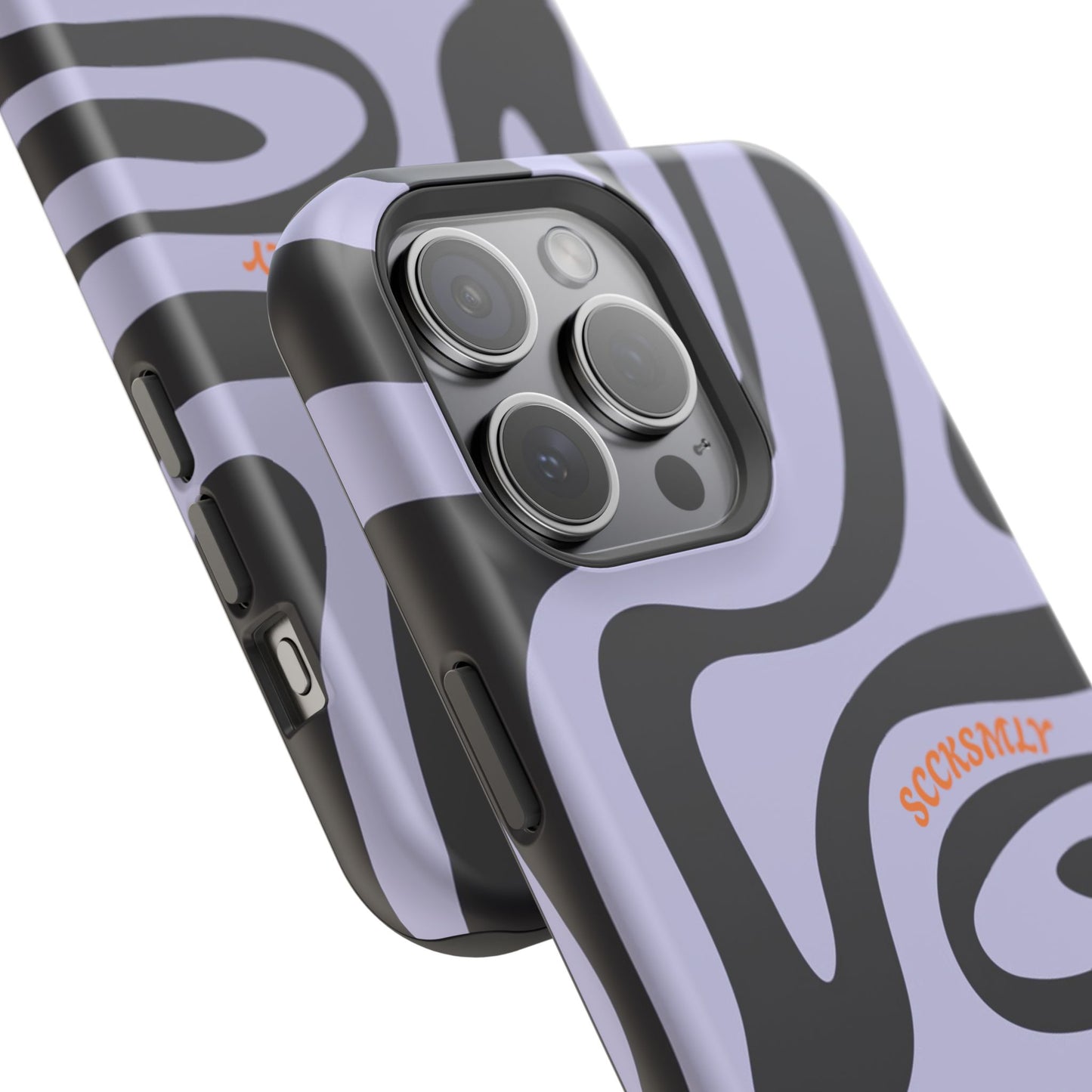 Purple Swirl Phone Case for "IOS or Apple"