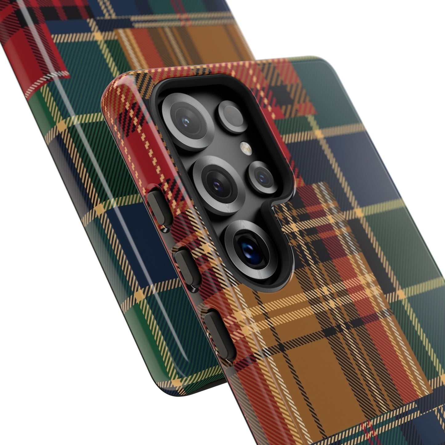 Heritage Hues Patchwork Tough Phone Case for Samsung