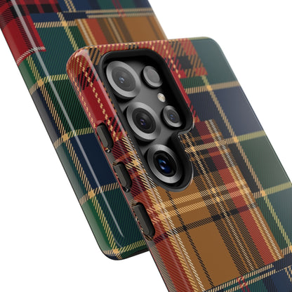Heritage Hues Patchwork Tough Phone Case for Samsung