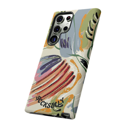 Botanical Strokes Palette Tough Phone Case for Samsung