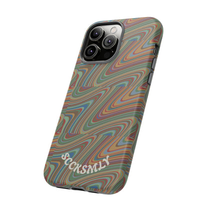 Earthly Waves Tough Phone Case for Apple