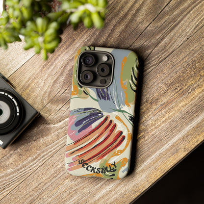 Botanical Strokes Palette Tough Phone Case for Apple